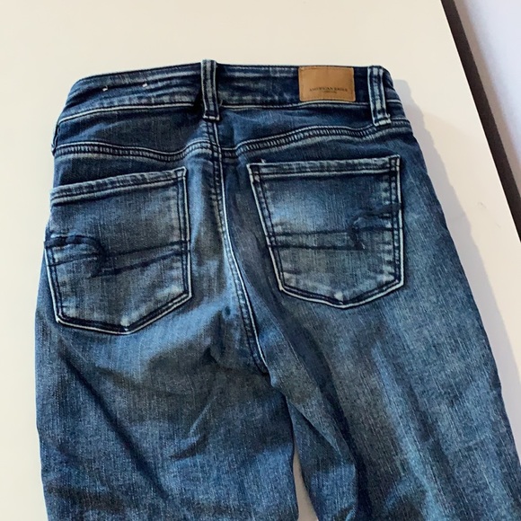 American eagle hi-rise cropped jegging size 0 - Picture 2 of 2